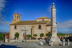 Plaza de España en Villalar de los Comuneros.